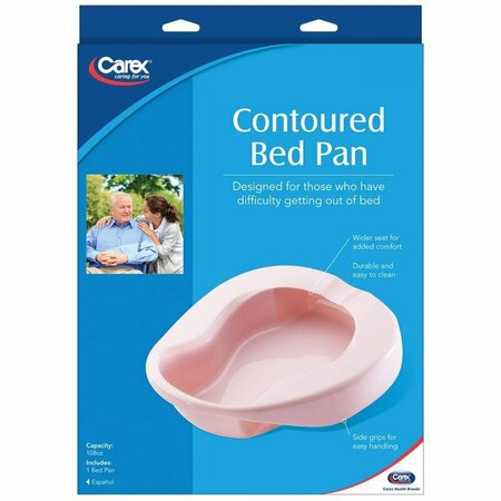 CAREX HEALTH BRANDS Pink Bedpan 108 oz FGP70400 0000